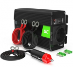 GREENCELL Car Power Inverter Converter 12V to 230V 300W/600W Pure sine