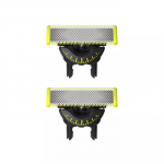 Philips | OneBlade Replacement blade, 2 pcs | QP420/50 | Black/Green