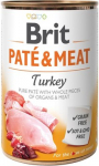 BRIT Pat&eacute; and Meat su kalakutiena - &scaron;lapias &scaron;unų maistas - 400g
