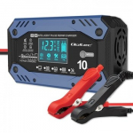 QOLTEC 52482 Intelligent charger for STD AGM GEL LiFePO4 Battery charger with repair function 12 24V 10A LCD 9stage charg
