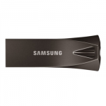 SAMSUNG BAR Plus USB Type-A 512GB 400 MB/s read 110 MB/s write USB 3.1 Flash Drive with Titan Gray with key ring