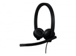 LOGITECH H570e Stereo Teams version Headset Black