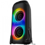 Speaker SVEN PS-1050, black (200W, TWS, Bluetooth, FM, USB, microSD, LED-display, 7200mAh)