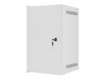 LANBERG Rack cabinet 10inch wall mount 9U 280x310 grey with metal door flat pack