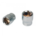 &Scaron;e&scaron;iakampė galvutė 3/8" CHROMEplus 10mm, KS Tools