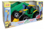 Tractor with bucket and trailer 90 cm