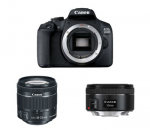 Canon EOS 2000D + EF-S 18-55mm F4-5.6 IS STM + EF 50mm F1.8 STM