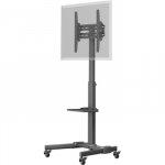 Goobay Floor stand | TV Presentation Stand Basic, Size L | Height adjustment | 37-70 " | Maximum weight (capacity) 35 kg | Black