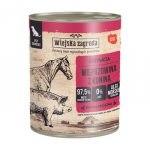 WIEJSKA ZAGRODA Pork with horse - drėgnas ėdalas &scaron;unims - 800g