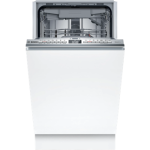 Bosch Dishwasher | SPV4EMX25E | Built-in | Width 45 cm | Number of place settings 10 | Number of programs 6 | Energy efficiency class C | AquaStop function | White