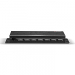 USB Hub - LINDY 7-Port USB 2.0 Metalinis Hub su Montavimo Laikikliais ir Maitinimo &Scaron;altiniu