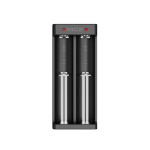 Įkroviklis Li-ion 18650 USB-C cilindrinėms baterijoms/elementams &ndash; 2 kanalai