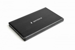 GEMBIRD EE2-U3S-3 HDD/SSD enclosure for 2.5inch SATA - USB 3.0 brushed aluminium Black