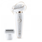 Braun | Epilator | Silk-epil 9 Flex SES9002 | Operating time (max) 40 min | Bulb lifetime (flashes) Not applicable | Number of power levels 2 | Wet and Dry | White/Gold
