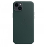 Apple 14 Plus Leather Case with MagSafe Forest Green