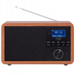 Adler | Radio DAB+ Bluetooth | AD 1184 | Alarm function | Black/Brown