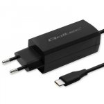 Qoltec 52420 90W GaN itin greitas įkroviklis| 5-20V | 3-4,5A | USB-C 3.1