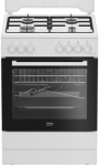 BEKO Gas Cooker FBST62110DW, Width 60 cm