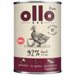 OLLO Pure Duck with apple - drėgnas ėdalas &scaron;unims - 850g