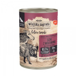 WIEJSKA ZAGRODA Forest Flavours Wild boar with beef - drėgnas ėdalas &scaron;unims - 400g