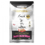 EUPHORIA Fresh Junior Turkey with rabbit XS/S - sausas maistas &scaron;unims - 500g