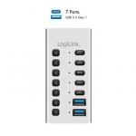 Hub USb3.2 Gen1 7 ports USB-A/C, on/off switch