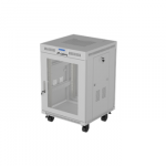 LANBERG rack cabinet 19 inch free standing 15U 600X600 flat pack with mesh door LCD grey