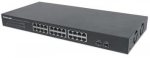 Intellinet Gigabit Ethernet jungiklis 24x 10/100/1000 Mbps 2x SFP rackmount 19''