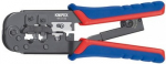 Laidų antgalių užspaudimo replės RJ11/12, RJ45, Knipex