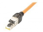CAT 6A Field Termination Plug, STP with dust cap, Bend relief | DN-93631