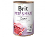 BRIT Pat&eacute; and Meat su ėriena - &scaron;lapias &scaron;unų maistas - 400g
