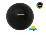 Tunturi Gymball Mank&scaron;tos kamuolys su pompa 75cm, juodas