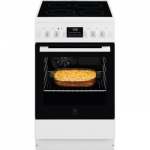 Electrolux 600 Series, 58 L, plotis 50 cm, balta - Viryklė