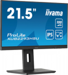 IIYAMA XUB2293HSU-B7 21.5inch IPS FHD 100Hz 300cd/m2 1ms HDMI DP 2xUSB 2.0 Speakers 15cm Height Adj. Stand (P)