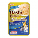 INABA CAT Dashi Delights &Scaron;velnūs Dribsniai Vi&scaron;tiena su Tunu - skanėstas katėms - 40g