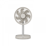 Duux Fan | Rize Flex | Stand Fan | Greige | Diameter 21 cm | Number of speeds 4 | Oscillation | 10 W