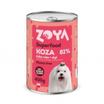 ZOYA Superfood Goat - drėgnas ėdalas &scaron;unims - 400g