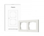 SMART SWITCH FRAME H2 (2-GANG)/WHITE FE-X01D-W AQARA