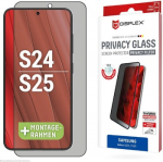 Samsung Galaxy S24/S25 Full Cover 3D Privacy Glass By Displex Black