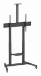 GEMBIRD TV floor stand with caster wheels tilt 60 - 100inch