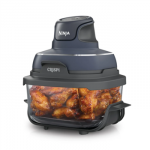 NINJA | 4-in-1 Portable Glass Air Fryer | FN101EUGY Crispi | Power 1700 W | Capacity 3.8 L | Blue/Black