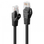 Tinklo Kabelis - LINDY Cat.6 U/UTP Tinklo Kabelis, RJ45, M/M, 250MHz, CCA, 7.5 m, Juodas