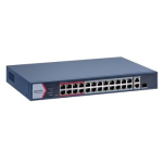 Tinklo komutatorius - Hikvision DS-3E1326P-EI 24-Port PoE 230W 802.1Q VLAN