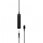 Ausinės - EPOS ADAPT 165T USB-C Laidinės Stereo Triuk&scaron;mo Slopinimo Mikrofonas Juodas