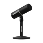Shure MV6 gen2 - USB-C jungties kardioidinis dinaminis mikrofonas, skirtas žaidėjams ir transliuotojams, juodos spalvos