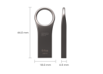 Silicon Power Jewel J80 128 GB USB 3.0 Silver