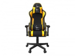 GEMBIRD Gaming chair SCORPION black mesh yellow skin