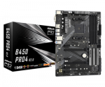 ASRock | B450 PRO4 R2.0 | Processor family AMD | Processor socket AM4 | DDR4 | Supported hard disk drive interfaces SATA, M.2