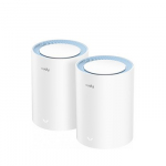 Cudy M1200 2-PACK tinklo &bdquo;Wi-Fi&ldquo; sistema Dviguba juosta (2,4 GHz / 5 GHz) Wi-Fi 5 (802.11ac) Balta 1 Vidinis