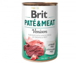 BRIT Pat&eacute; and Meat su elniena - &scaron;lapias &scaron;unų maistas - skardinė - 400 g